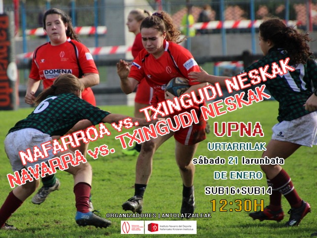 Partido Amistoso Nafarroa Sub16/Sub14 vs Txingudi Neskak (21 enero)